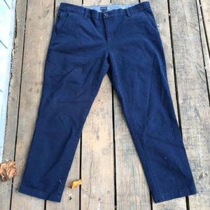 Docker's Slim Fit Cotton Stretch Pants Men's Navy Blue 38x29